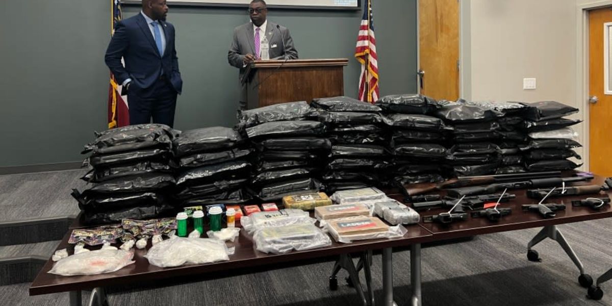 $1.3M in Narcotics, Cash, and Guns Seized in Georgia Drug Ring Takedown