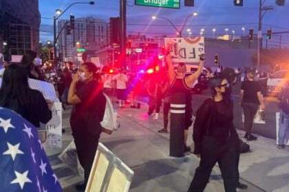 8,000 Join 'No Kings' Demonstration in Las Vegas as Police Arrest Armed Protester