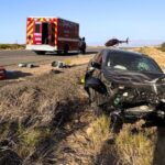 9 Injured, 4 Airlifted after Two-Car Collision on I-15 in San Bernardino County