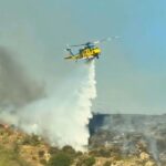 Brush Fires Erupt along Santa Clara River, Firefighters respond to back-to-back Fires
