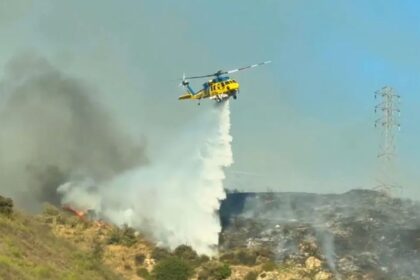 Brush Fires Erupt along Santa Clara River, Firefighters respond to back-to-back Fires