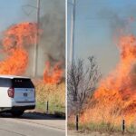 Brush fire along I-15 in Willard temporarily shuts down Southbound lanes