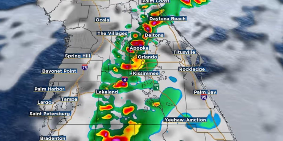 Central Florida's Wet Season returns as Saharan Dust clears; Rainfall to ramp up