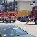 Child Dies after Car Slams into Parked Moving Van in San Fernando Valley
