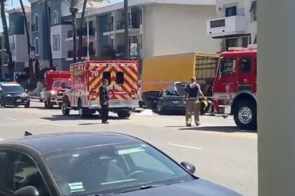 Child Dies after Car Slams into Parked Moving Van in San Fernando Valley
