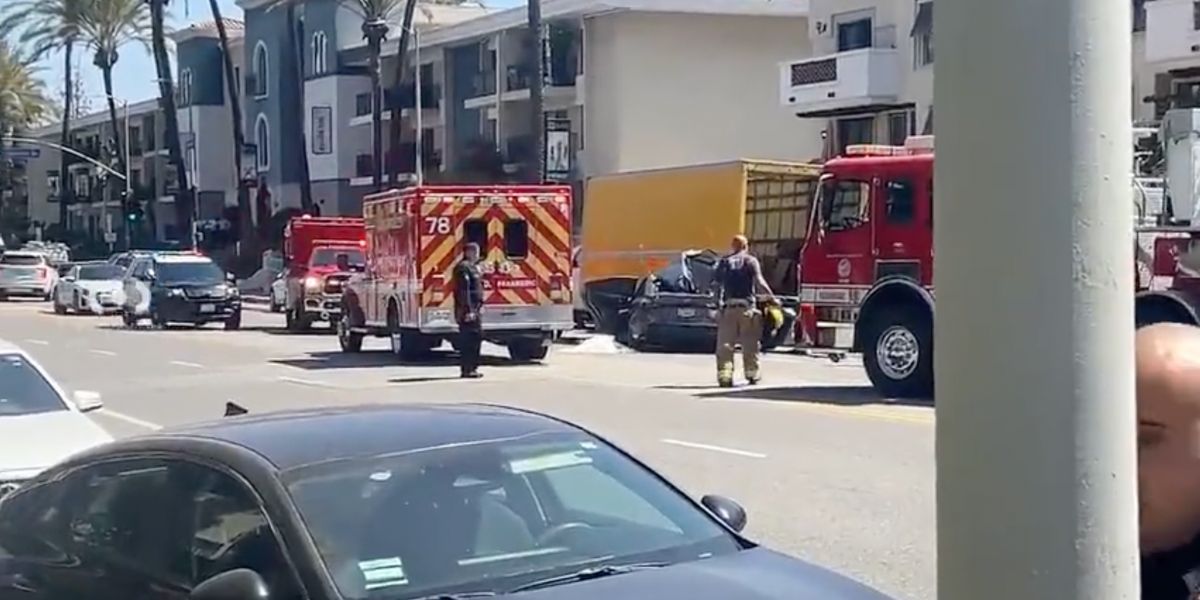 Child Dies after Car Slams into Parked Moving Van in San Fernando Valley