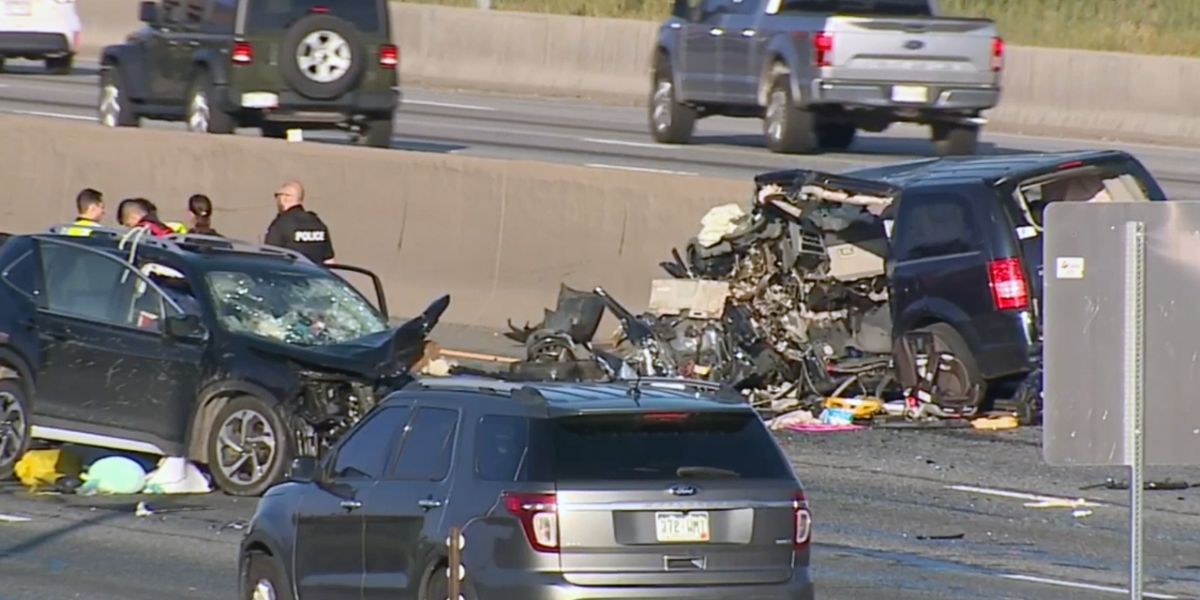 Denver Police investigate Wrong-Way Crash that left 4 injured and 1 dead