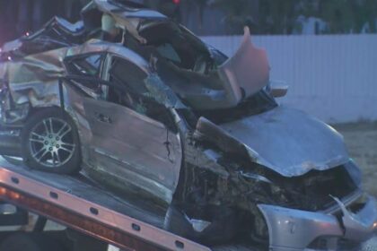 Driver, 19, along with 17-year-old passenger dead in fiery Granada Hills crash - LAPD