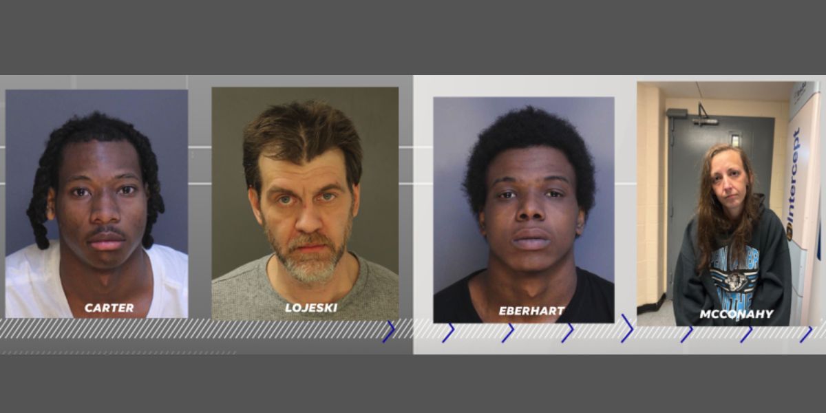 Four Arrested and Charged in Altoona Drug Bust; Heroin, Crack, Mushrooms seized