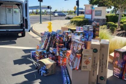 Police Seize nearly 2,000 pounds of Fireworks, Dozens of Explosives in Lathrop Bust