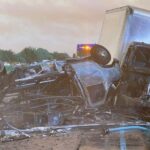 RV rolls over on I-70 in Missouri, Struck by Box Truck in fiery Crash
