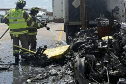 Semi-Truck Engulfed in Flames outside Tomah Kwik Trip, No Injuries reported