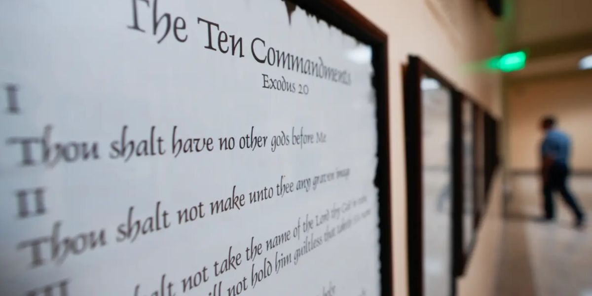 Texas joins Conservative States requiring Ten Commandments displays in Schools