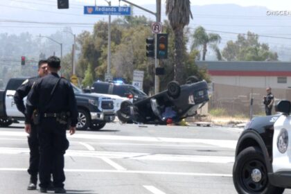 Three killed in San Bernardino Crash involving Motorcyclist Fleeing Deputies
