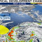 Tropical Development Brewing Near Bay of Campeche, Chances remain Low for now - NHC